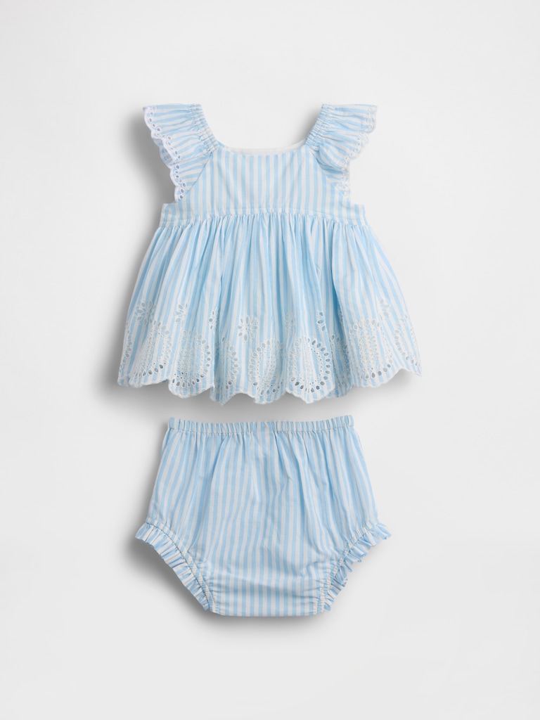 Baby Eyelet Outfit Set