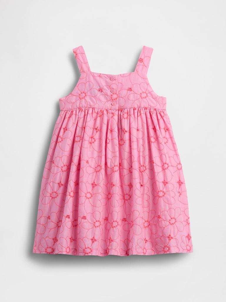Baby & Toddler Floral Eyelet Bow Dress