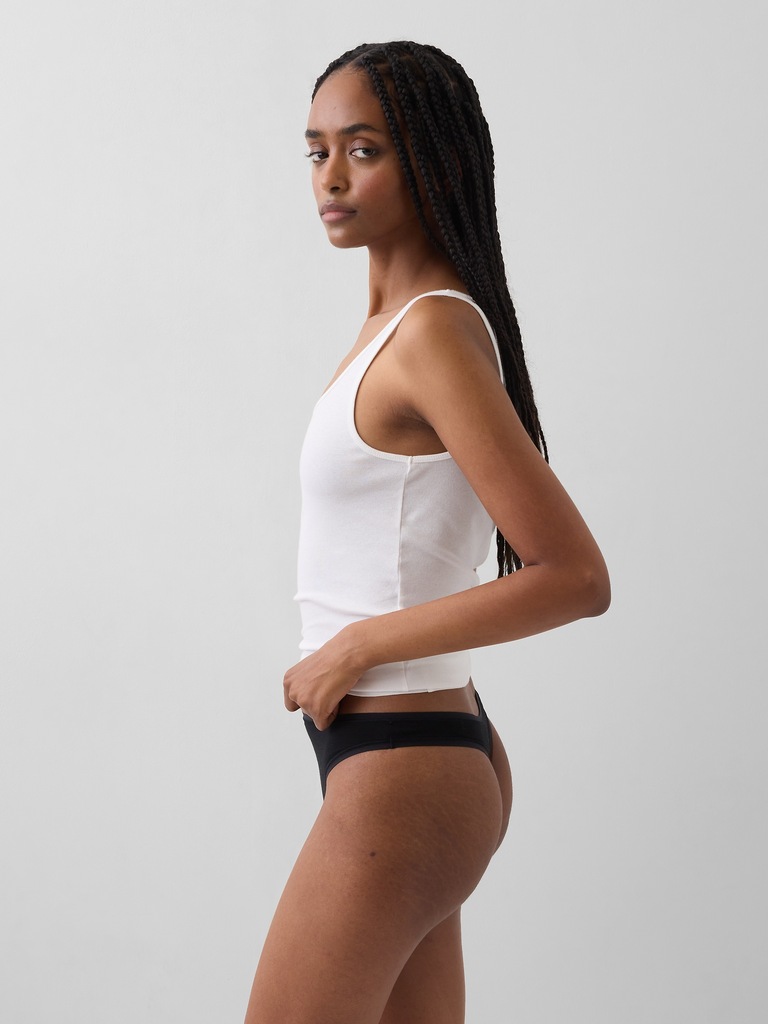 Organic Stretch Cotton Thong
