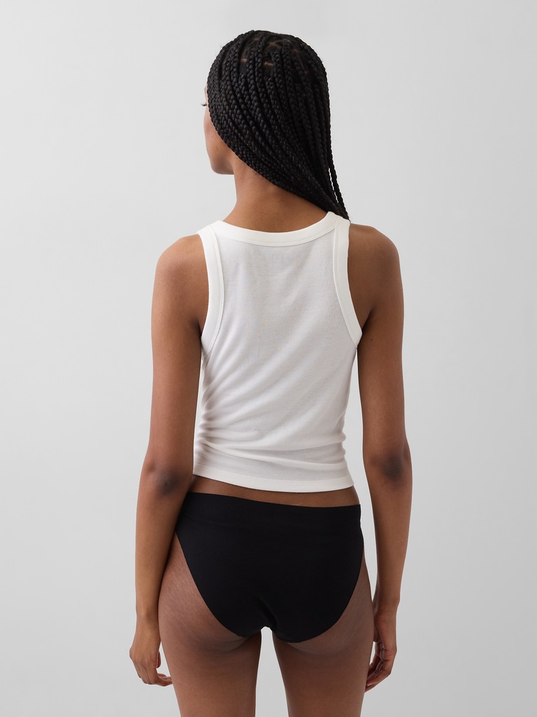 Organic Stretch Cotton No Show Bikini
