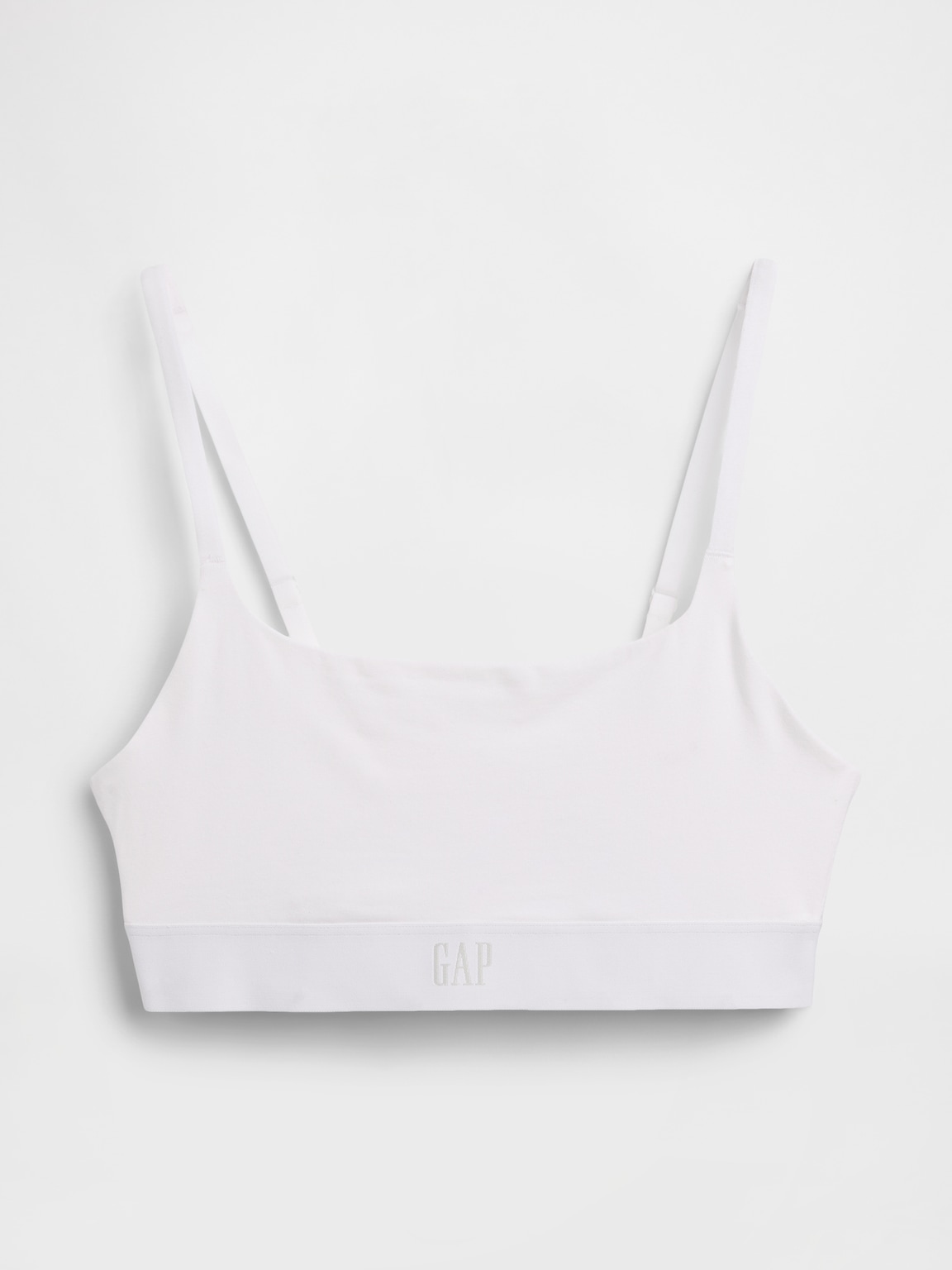 Organic Stretch Cotton Logo Bralette