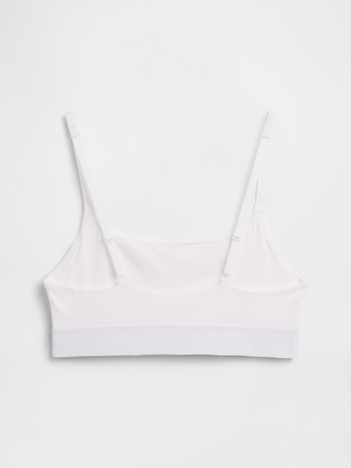 Organic Stretch Cotton Logo Bralette