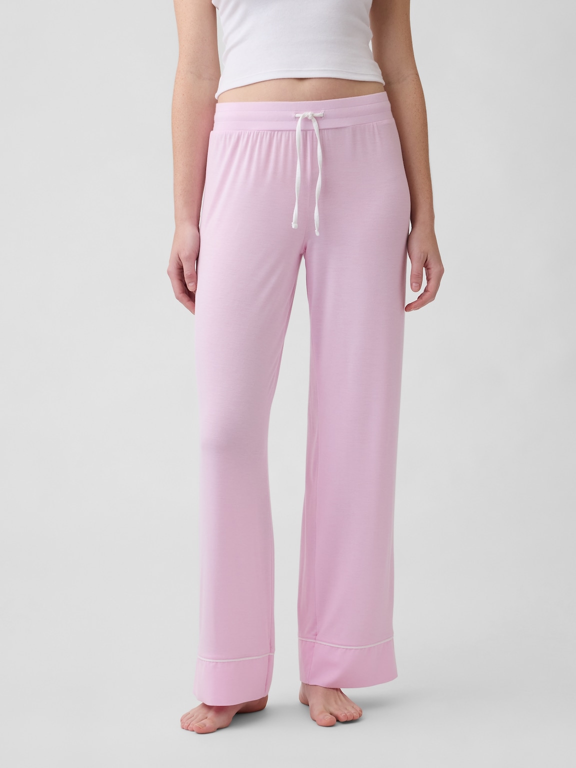 Modal Wide-Leg PJ Pants