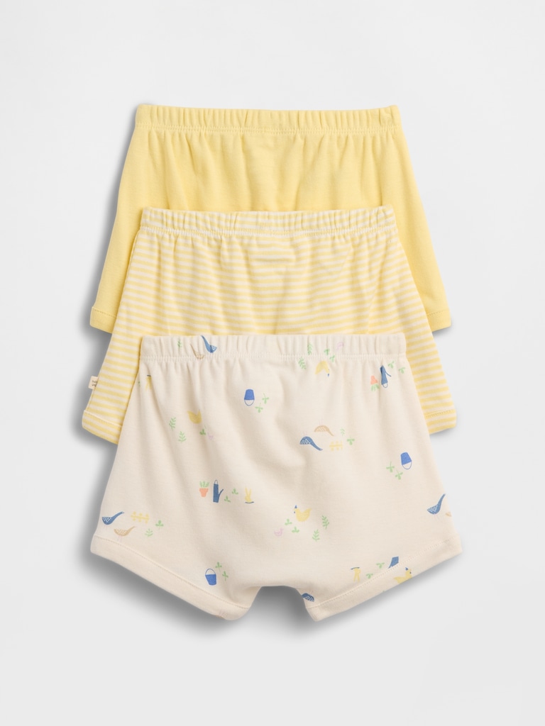 Baby Pull-On Shorts (3-Pack)