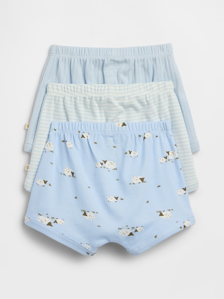 Baby Pull-On Shorts (3-Pack)
