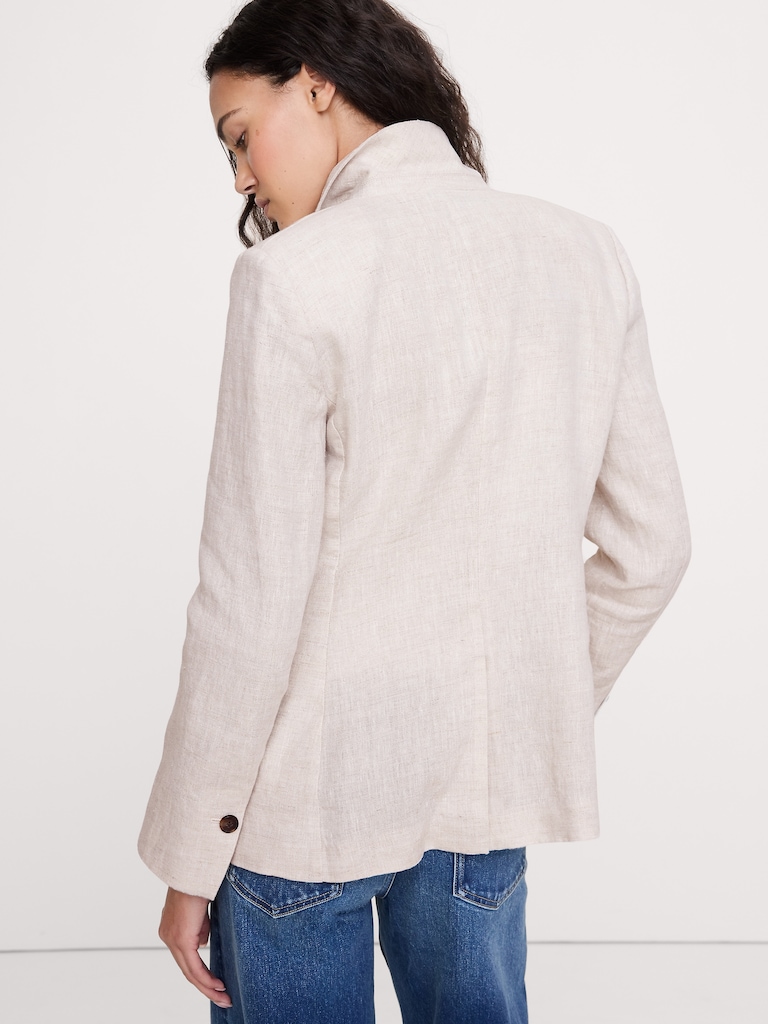 Slim Linen Blazer