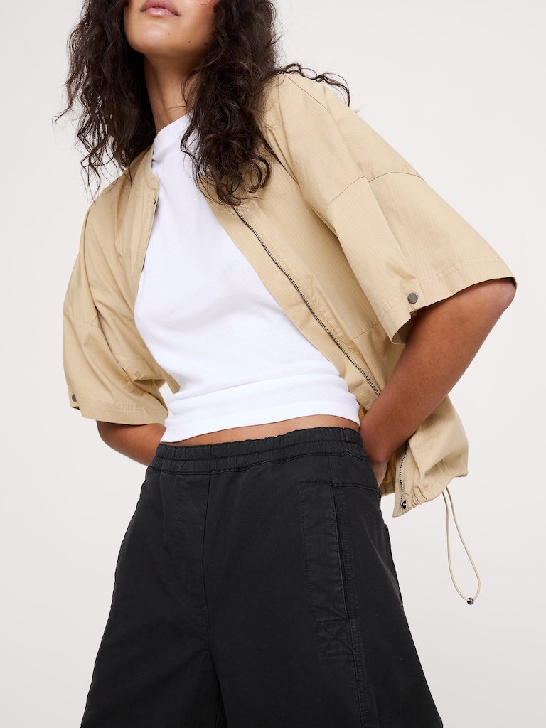 Mid-Rise Relaxed Painter Pull-On Pant