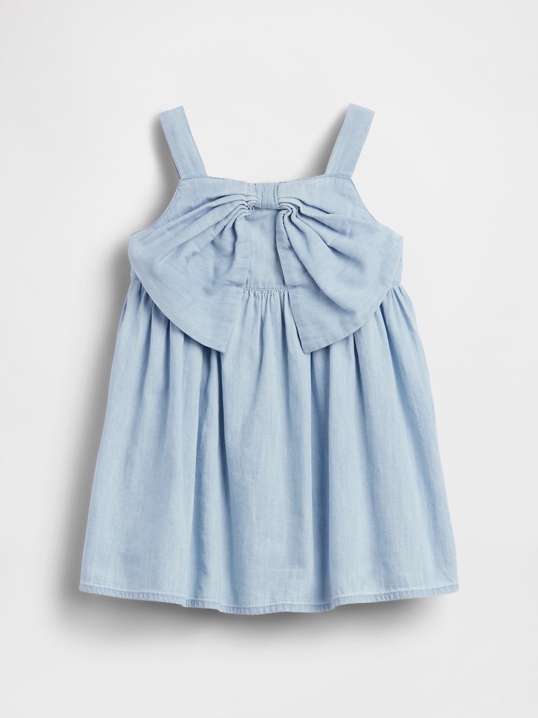 Baby & Toddler Denim Bow Dress