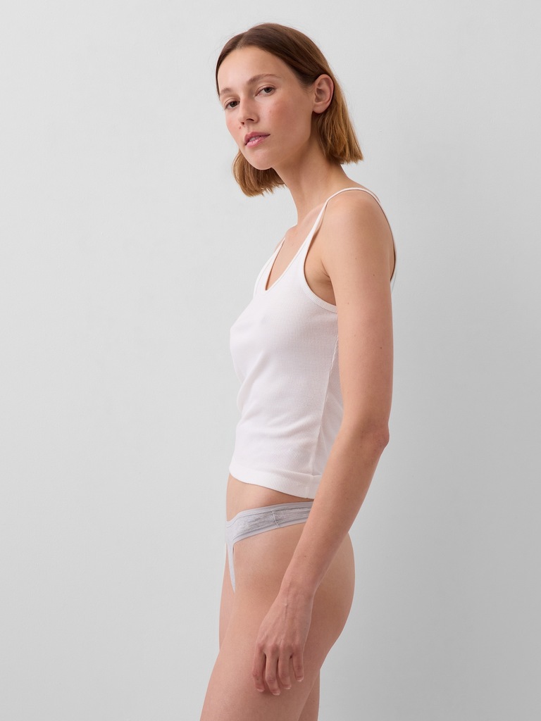 Organic Stretch Cotton Thong