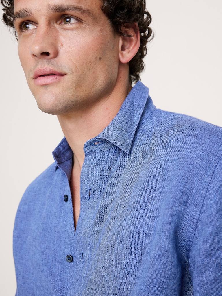 Standard-Fit Linen Shirt