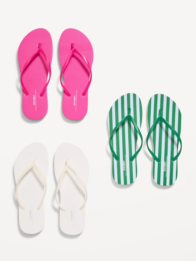 Flip-Flop Sandals 3-Pack (Partially Plant-Based)