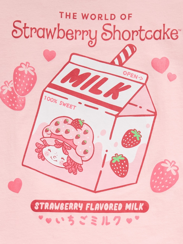 Strawberry Shortcake™ Oversized Graphic T-Shirt for Girls