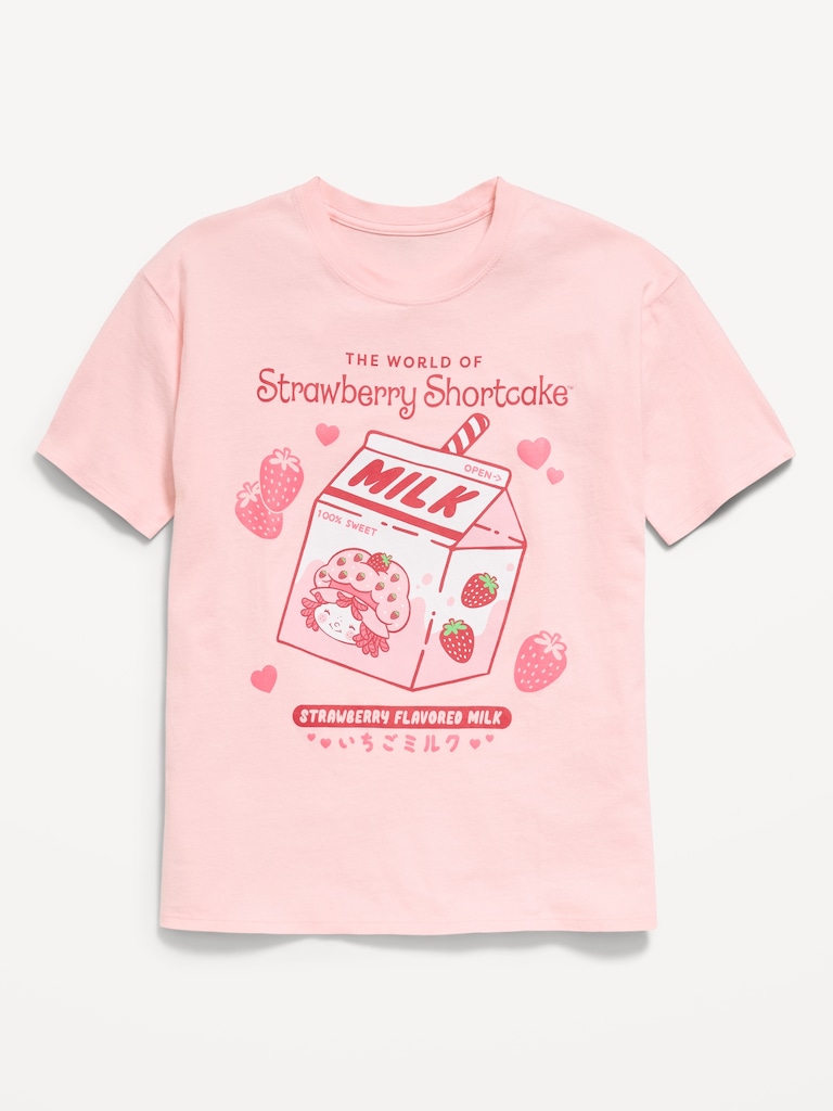 Strawberry Shortcake™ Oversized Graphic T-Shirt for Girls