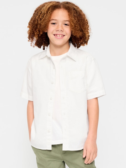 Boys' White Button Downs | Old Navy Boys' White Button Downs | Old Navy