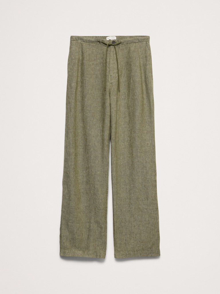 Relaxed Linen Pull-on Beach Pant