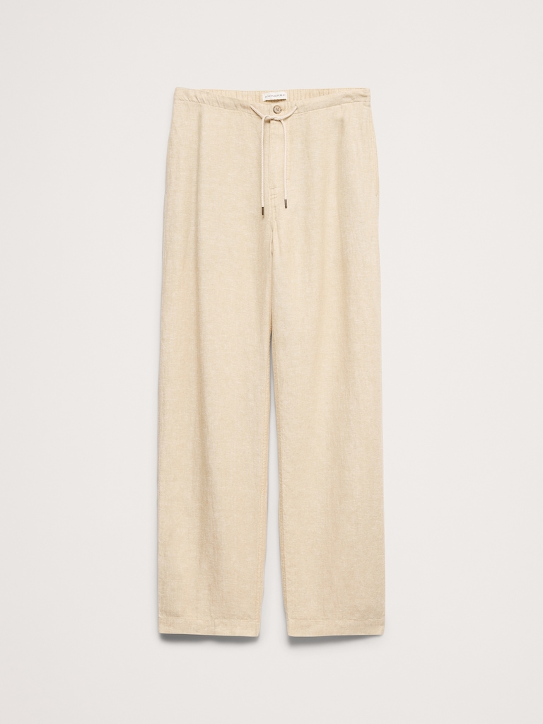Relaxed Linen Pull-on Beach Pant