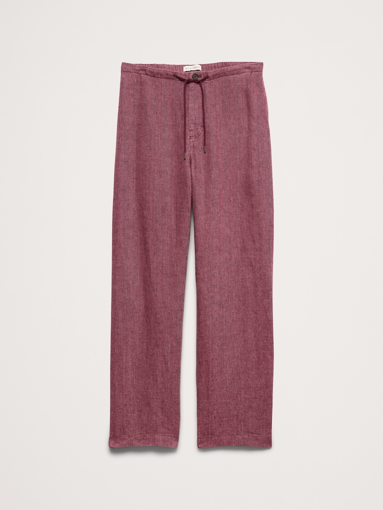 Relaxed Linen Pull-on Beach Pant