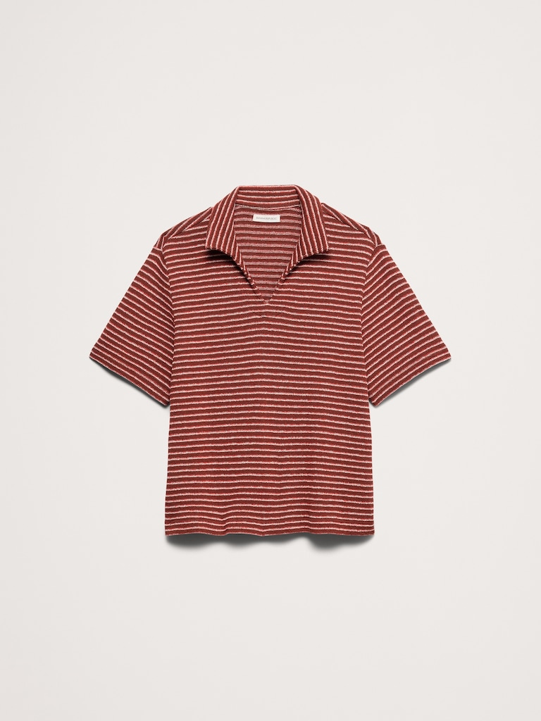 Relaxed-Fit Striped Polo