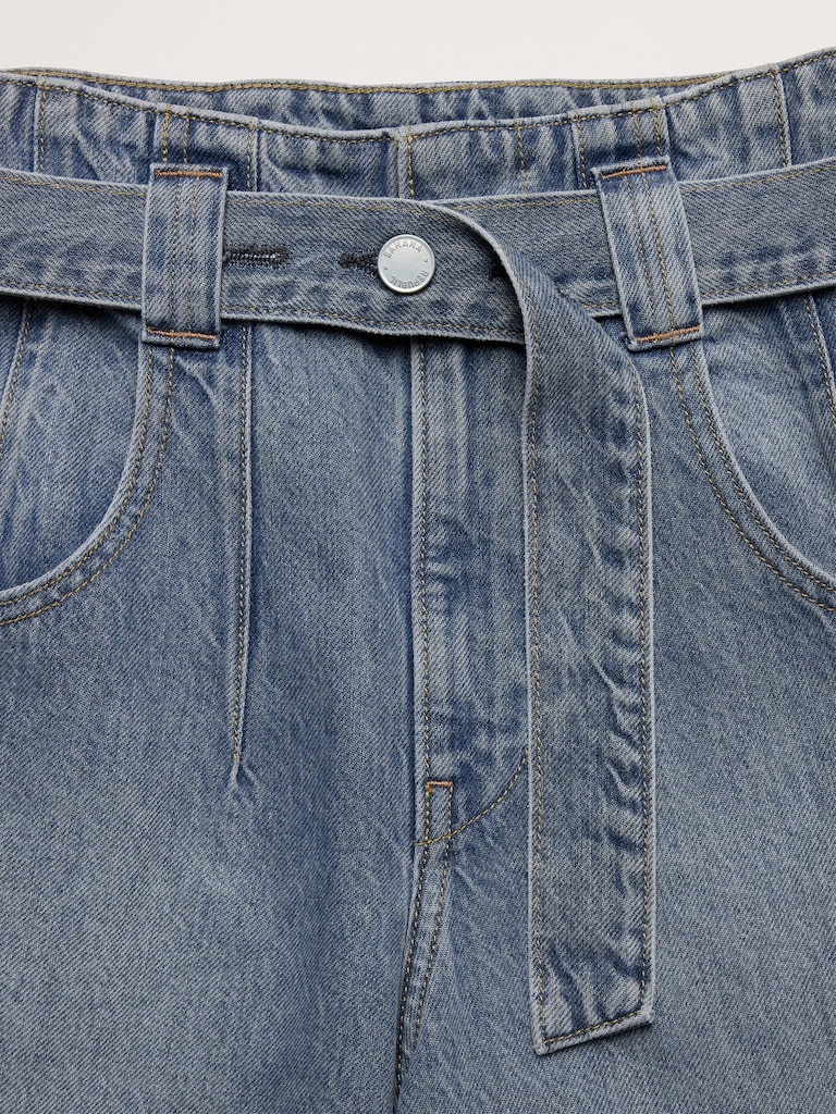 Ultra-High Rise Lightweight Culotte Jean