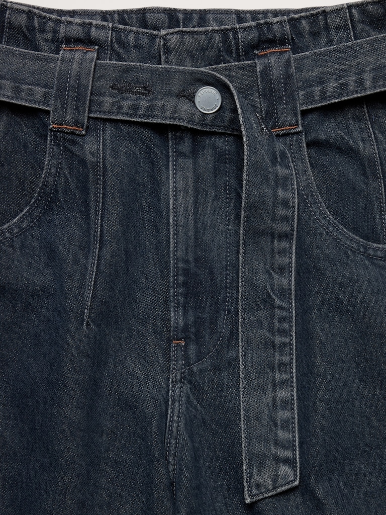 Ultra-High Rise Lightweight Culotte Jean