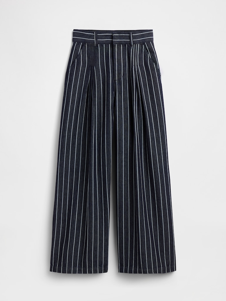 Gap × HFR Extra High Rise Stripe Denim Trousers by LaTouché