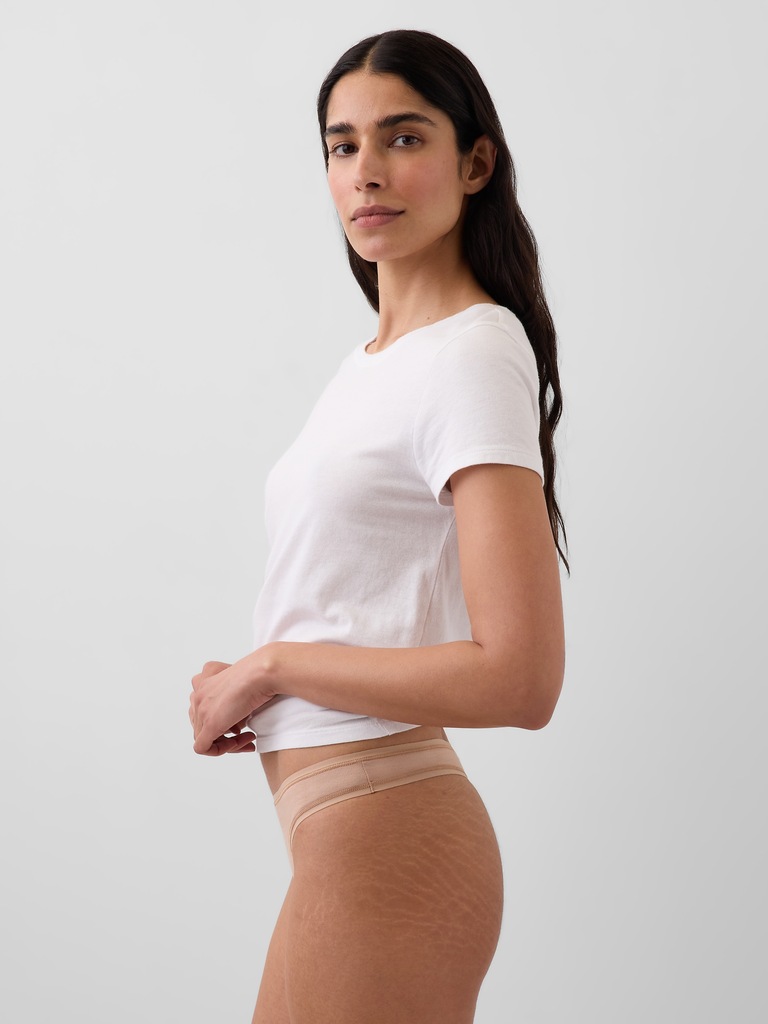 Organic Stretch Cotton Thong