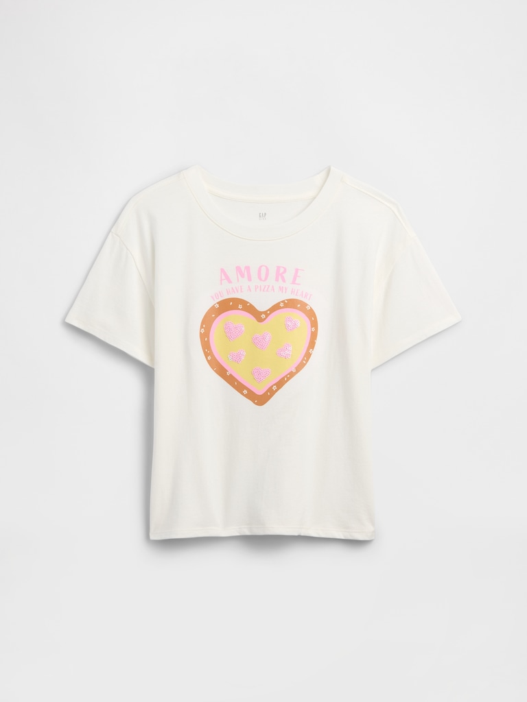 Kids Oversized Graphic T-Shirt