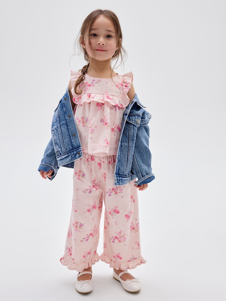 babyGap Linen-Blend Pull-On Pants