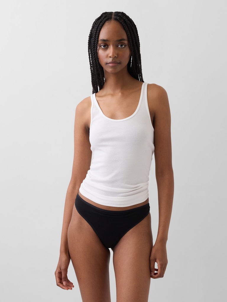 Organic Stretch Cotton Thong