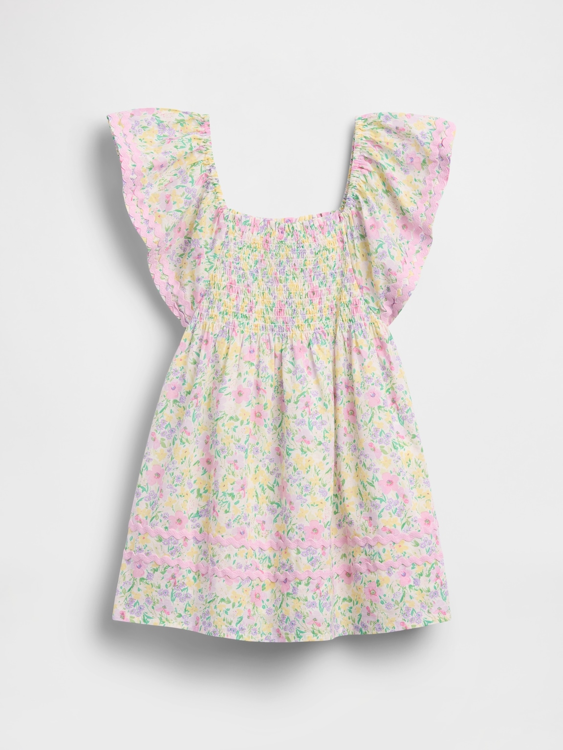 Baby & Toddler Smocked Flutter-Sleeve Dress