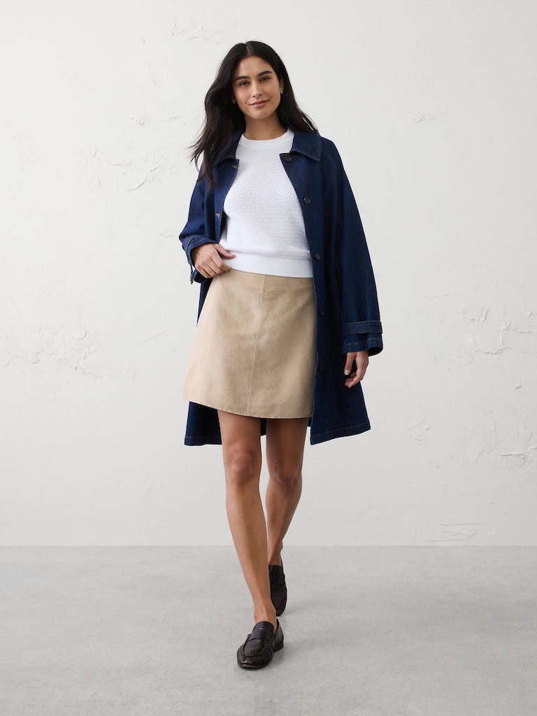 Texture Stitch Cropped Sweater