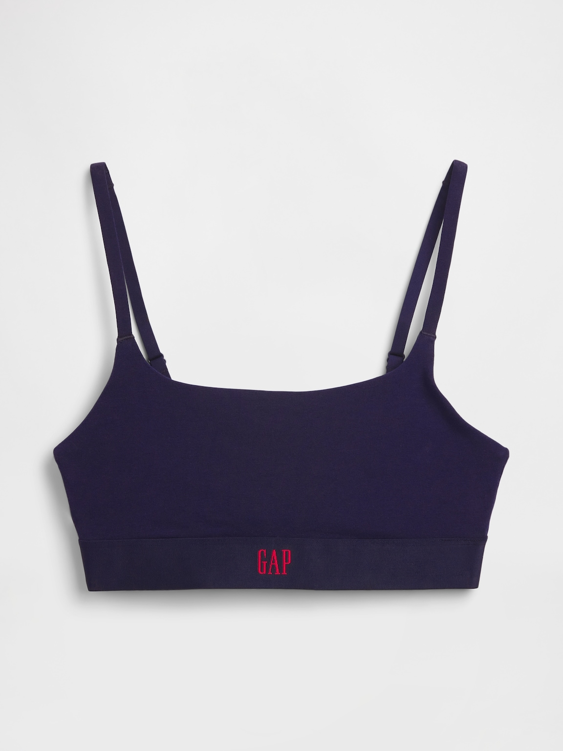 Organic Stretch Cotton Logo Bralette