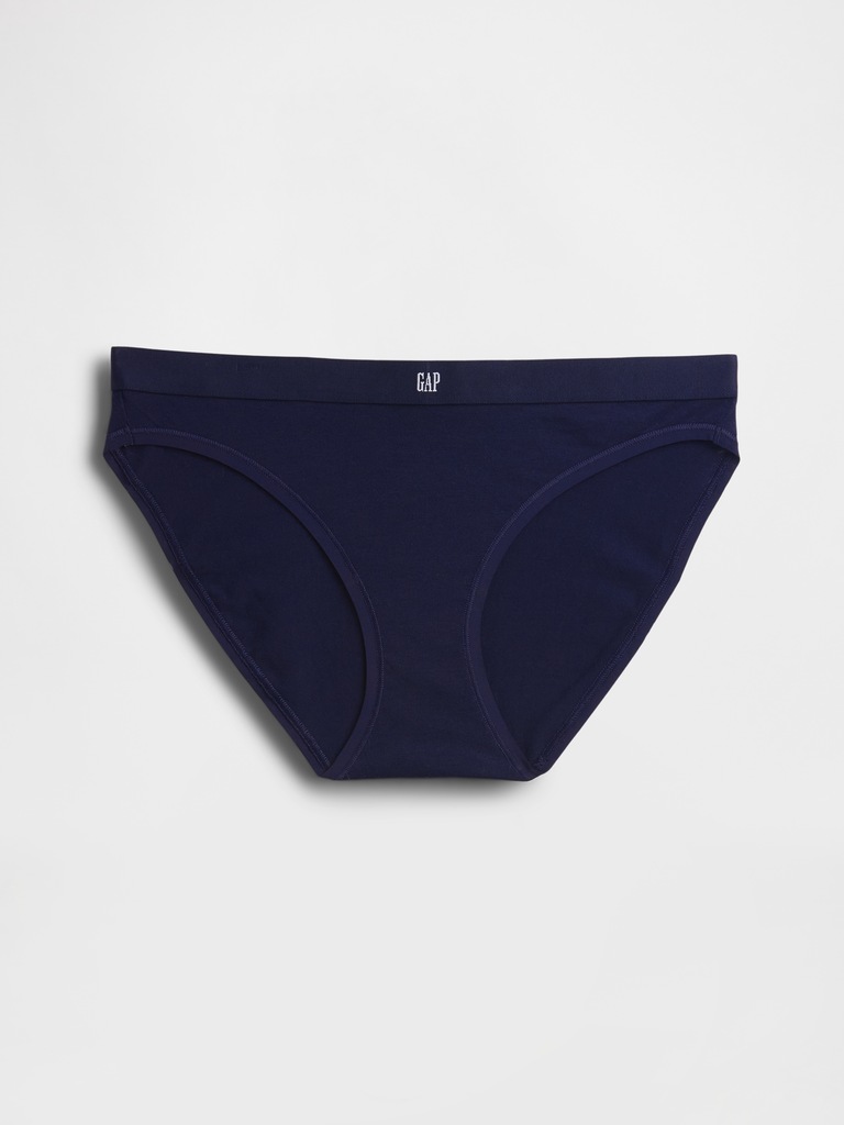Organic Stretch Cotton Logo Bikini
