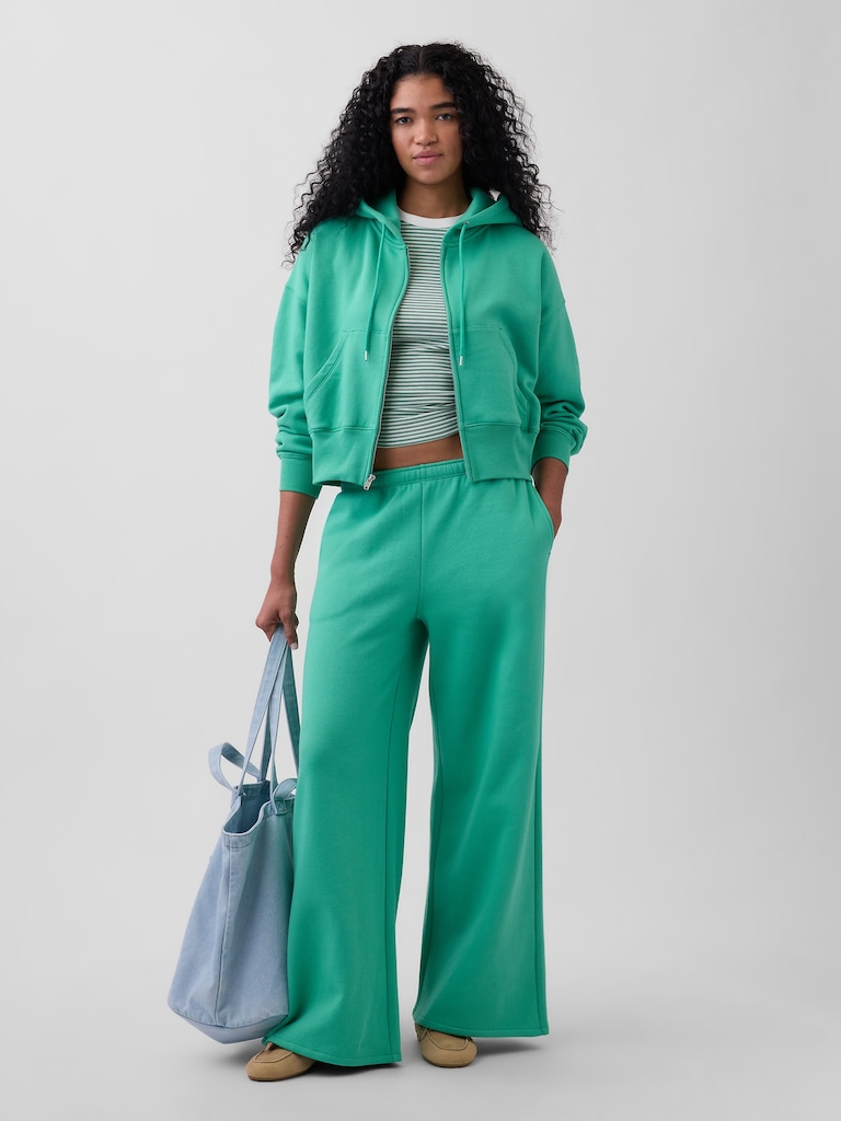 VintageSoft Wedge Zip Hoodie