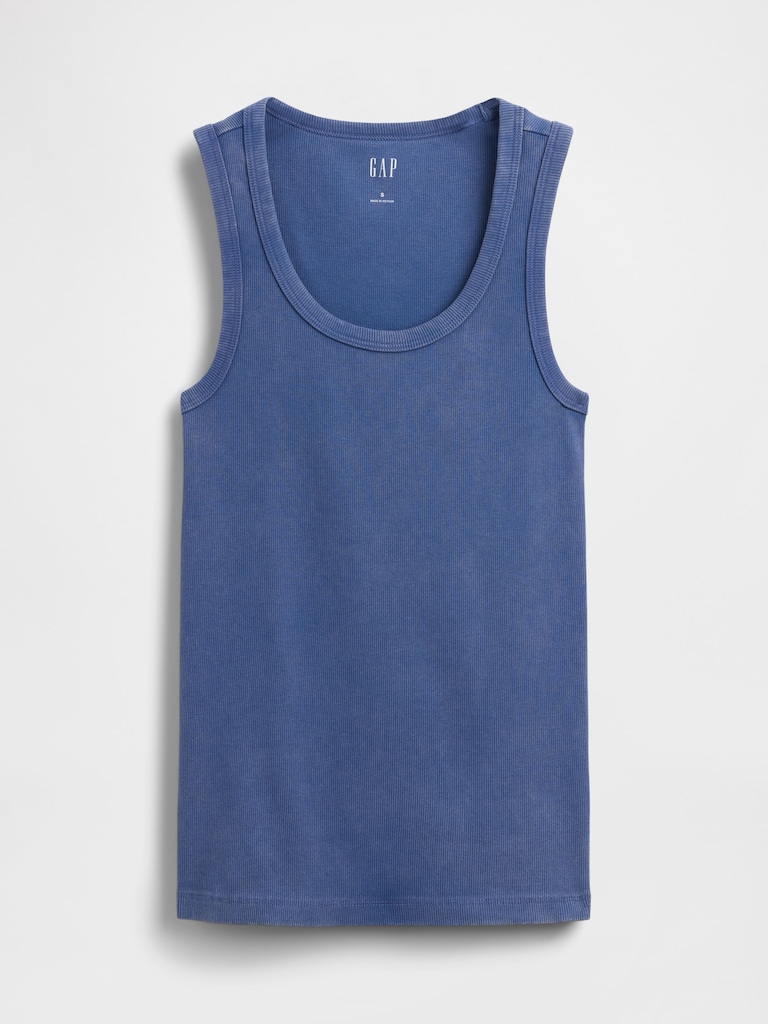 Rib Scoop Tank Top