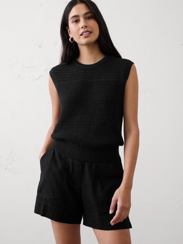 Mixed Stitch Sweater Tank