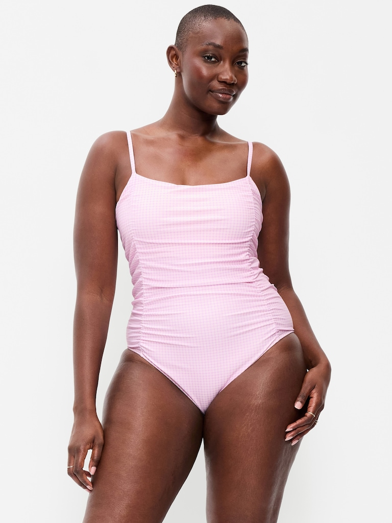 Ruched One-Piece Swimsuit