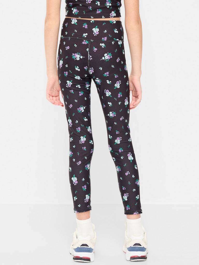 High-Waisted PowerSoft 7/8-Length Leggings for Girls