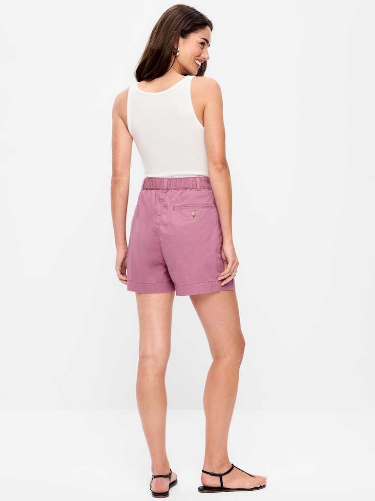 High-Waisted OGC Chino Shorts -- 6-inch inseam
