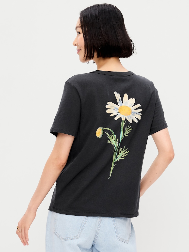 EveryWear Crew-Neck Graphic T-Shirt