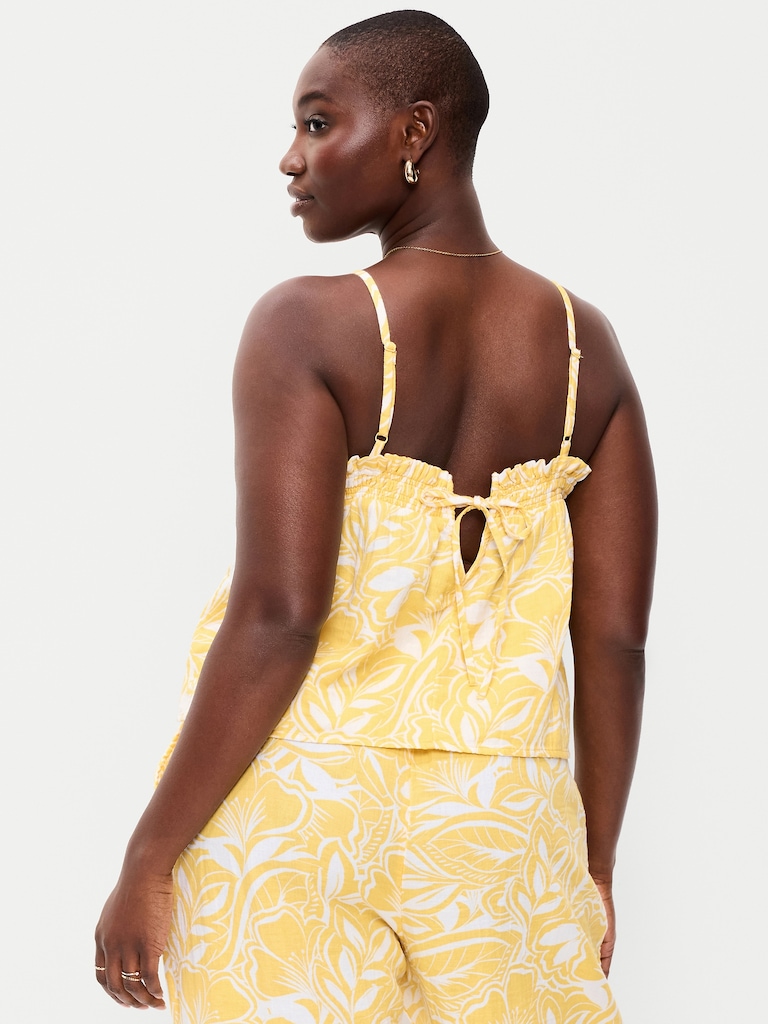 Crinkle Gauze Tank Top