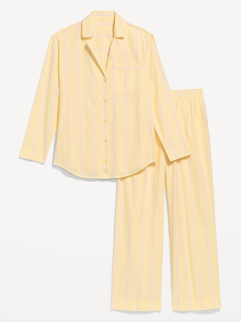 Poplin Pajama Pant Set