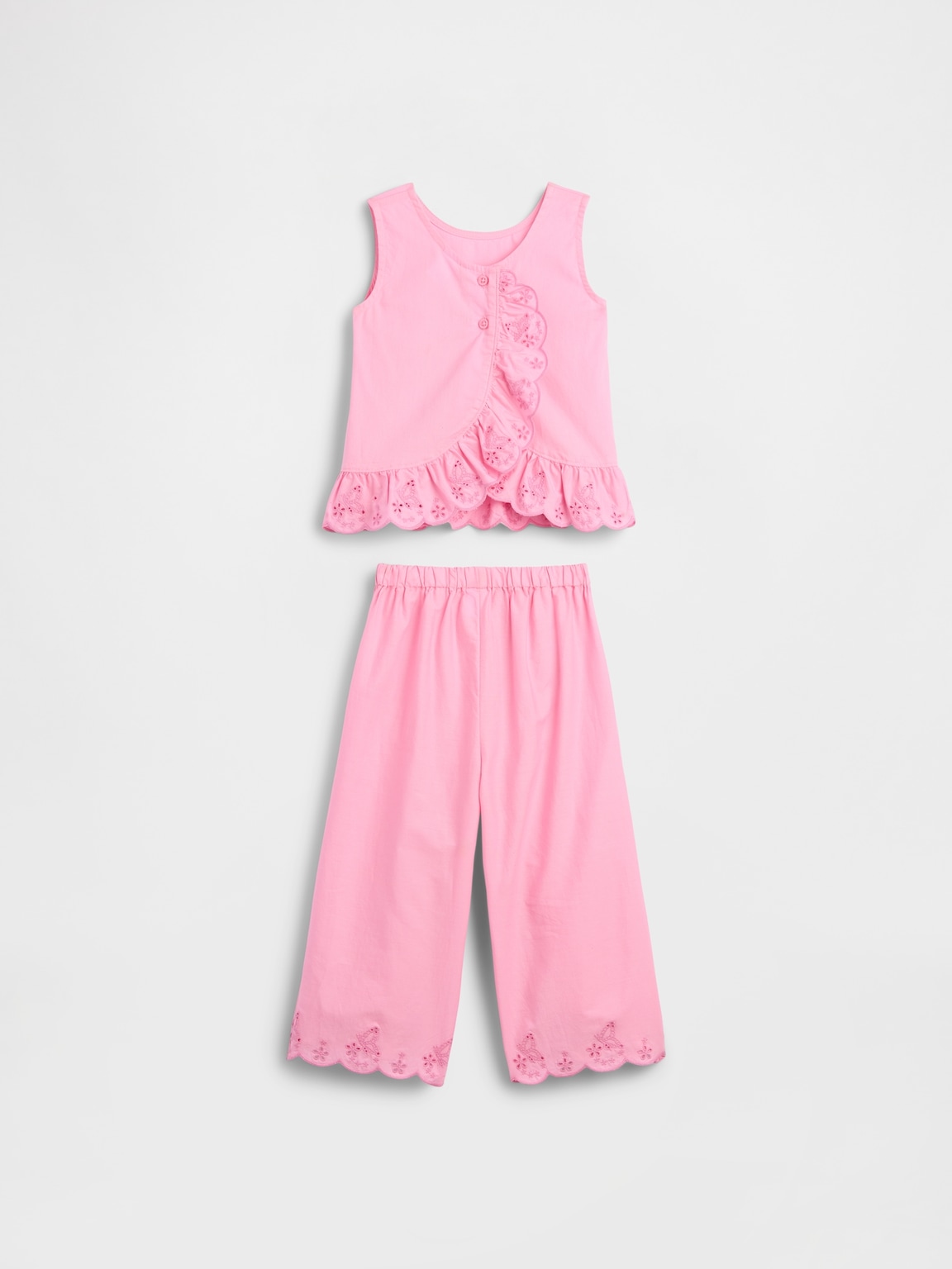 Baby & Toddler Eyelet Ruffle Outfit Set