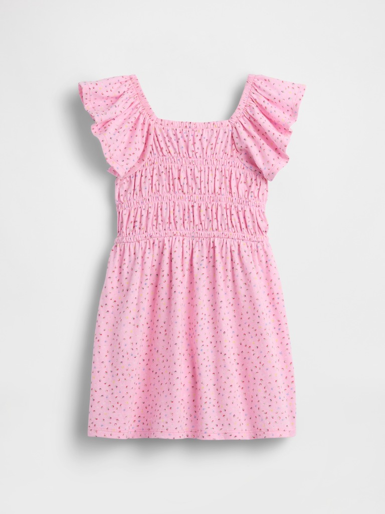 Baby & Toddler Smocked Flutter-Sleeve Dress