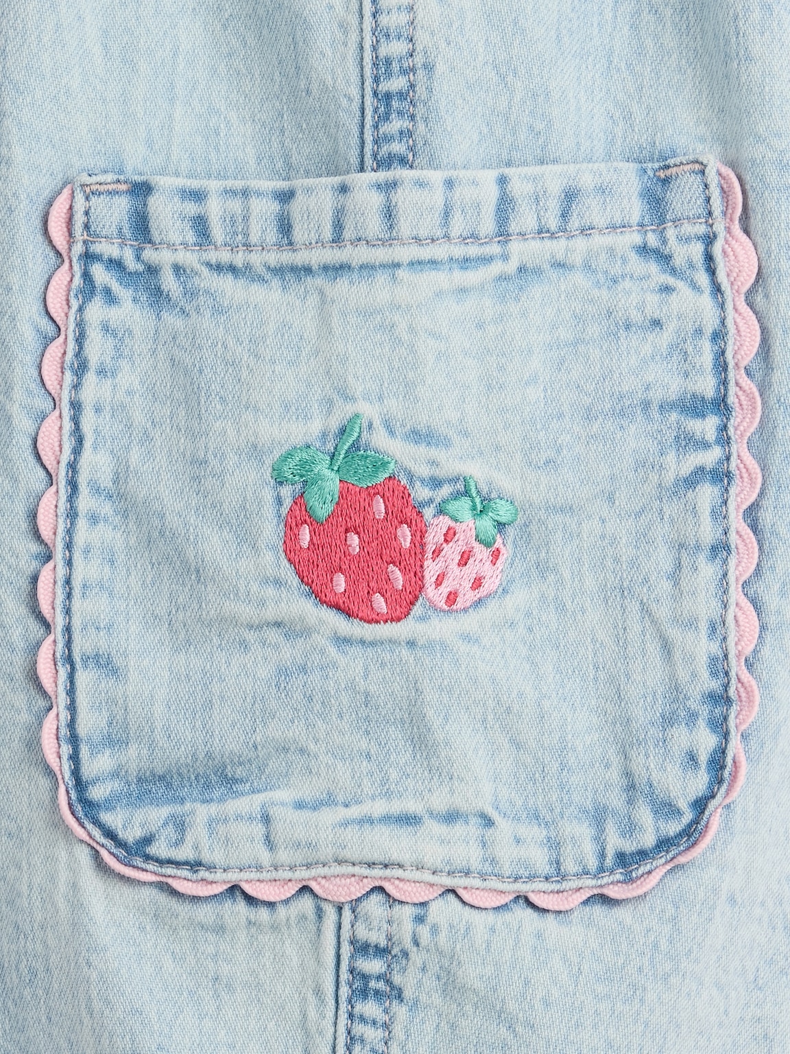 Baby & Toddler Pull-On Strawberry Cargo Barrel Jeans
