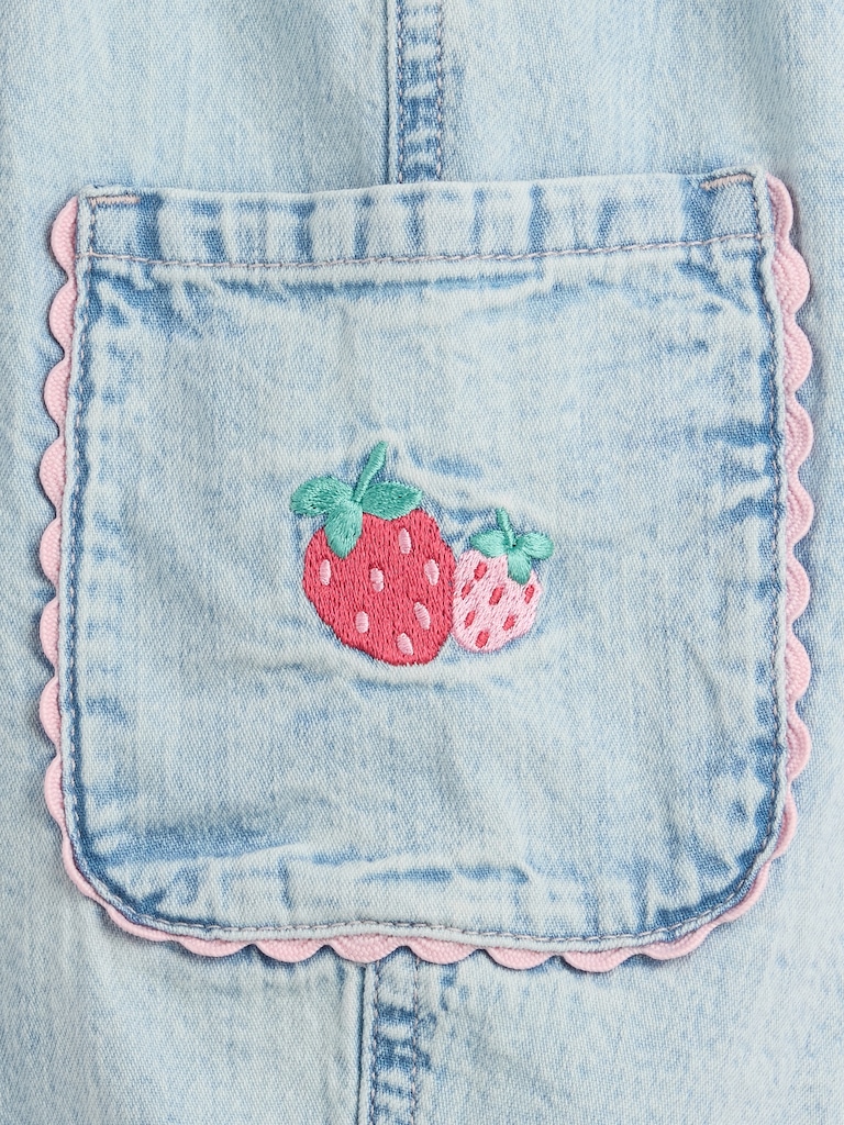 Baby & Toddler Pull-On Strawberry Cargo Barrel Jeans
