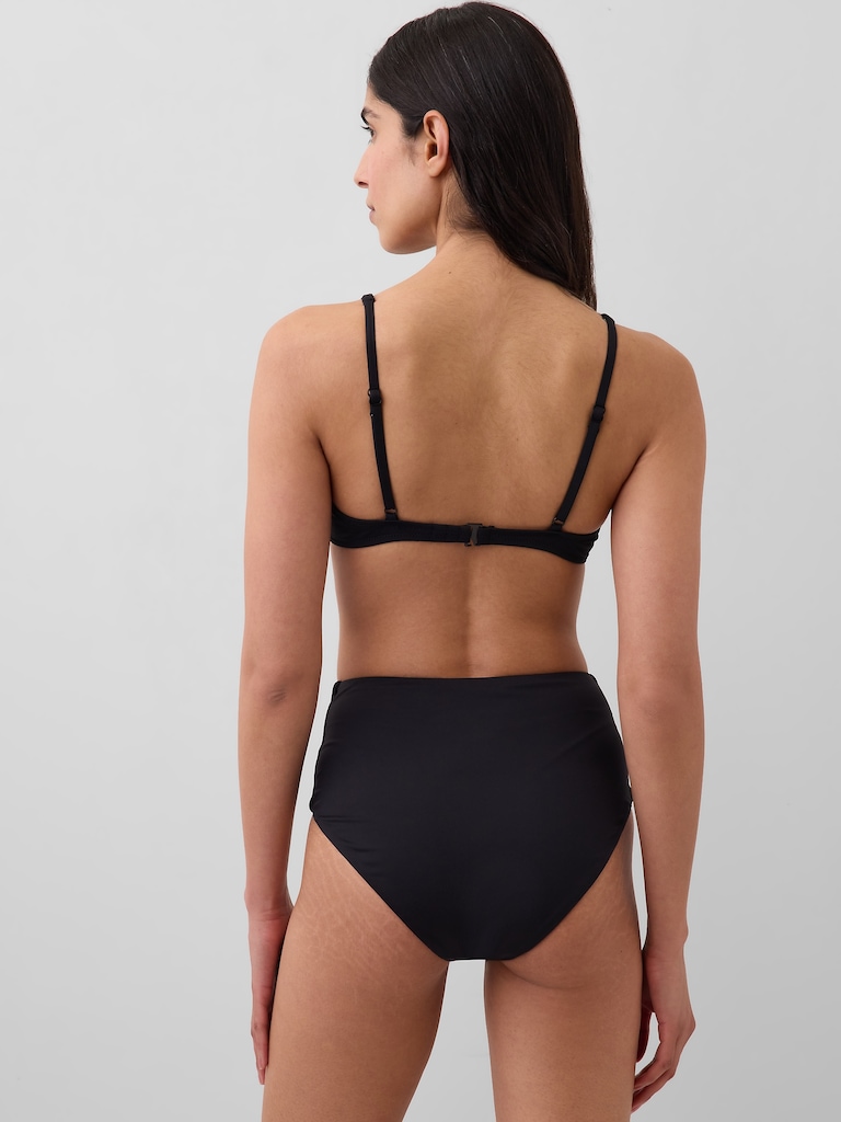 Bas de bikini à taille haute
