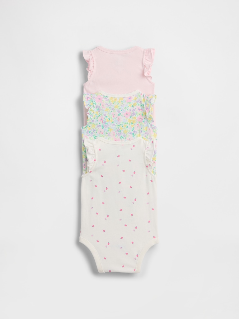 Baby First Favorites Organic Cotton Bodysuit (3-Pack)