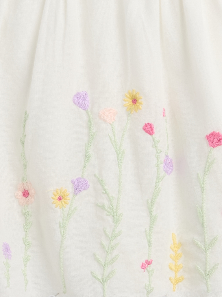 Baby Embroidered Floral Outfit Set