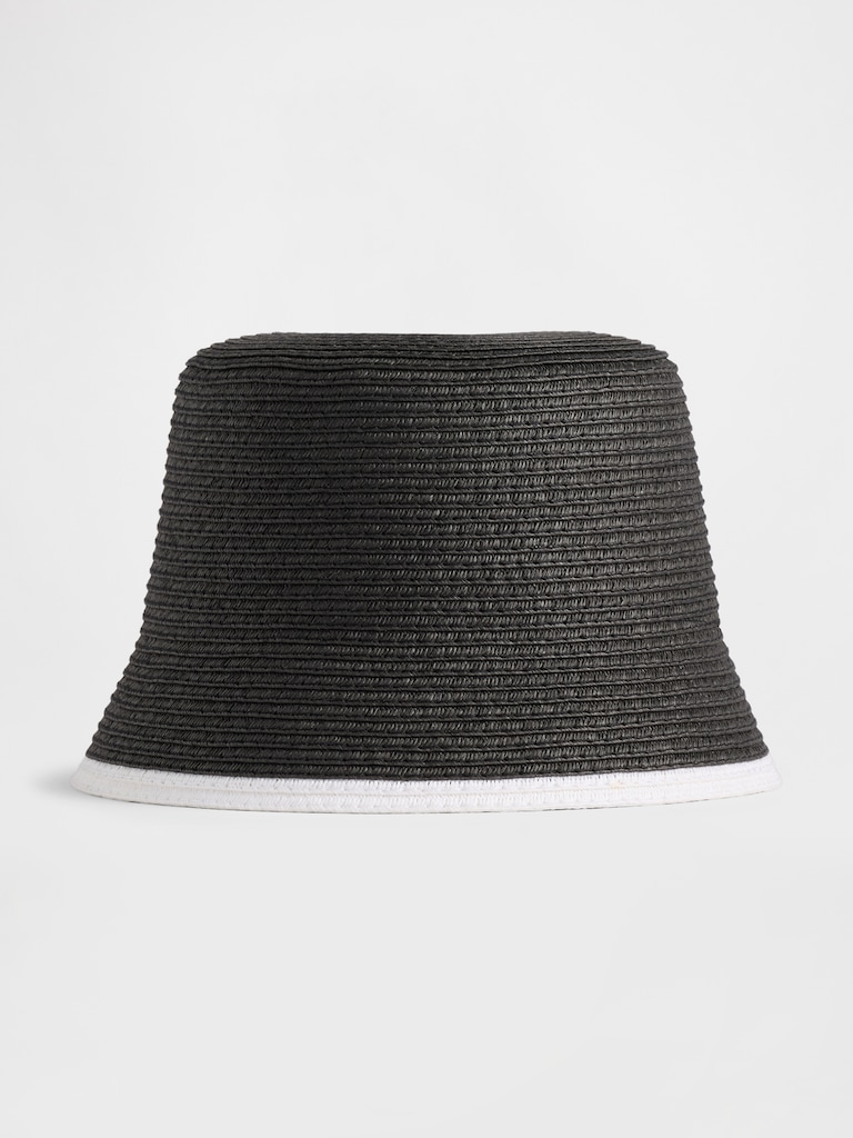 Straw Bucket Hat